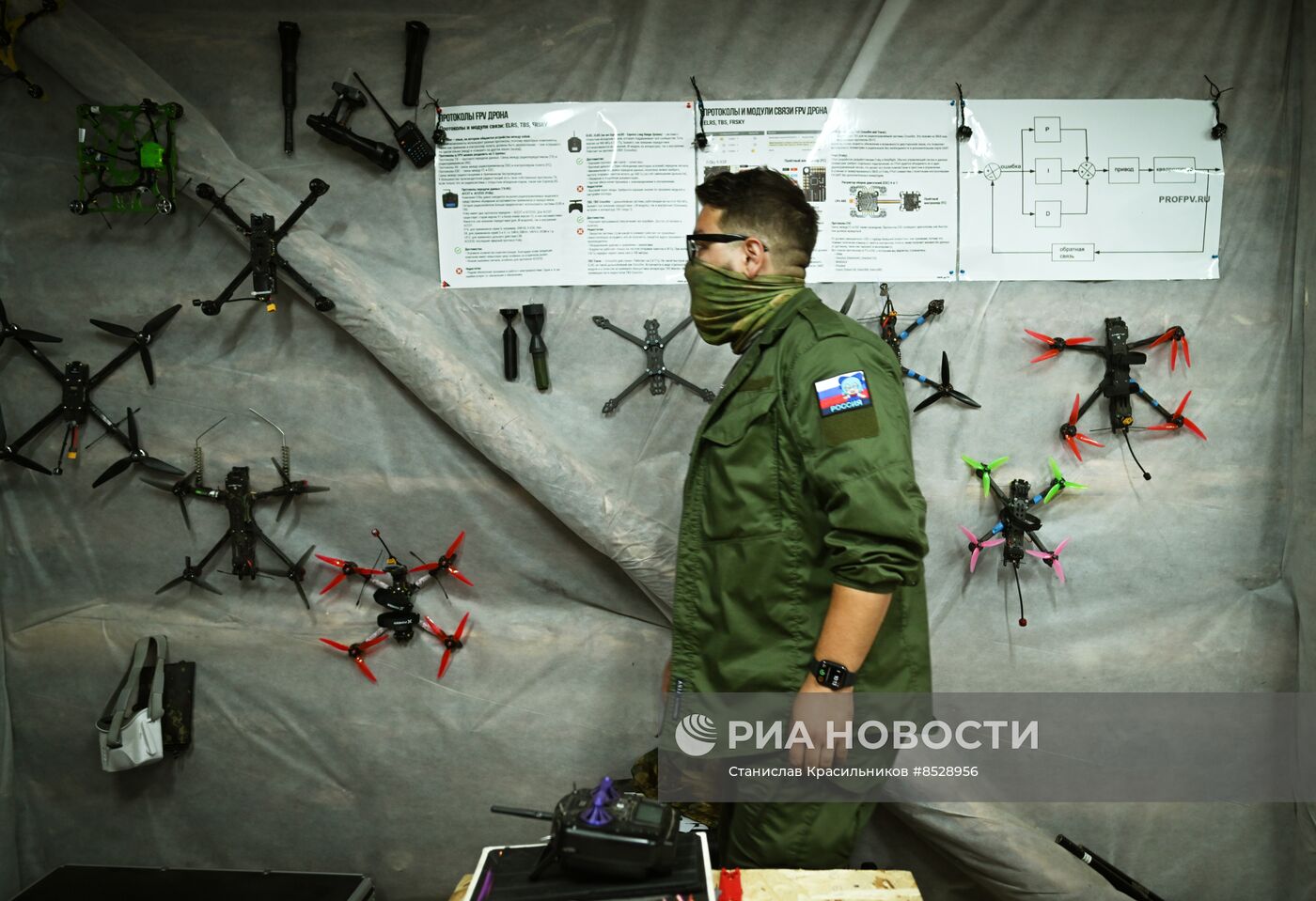 Полевой учебный центр "Небесный воин" ЦВО по подготовке операторов и перехватчиков БПЛА