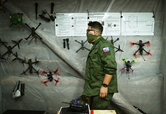 Полевой учебный центр "Небесный воин" ЦВО по подготовке операторов и перехватчиков БПЛА