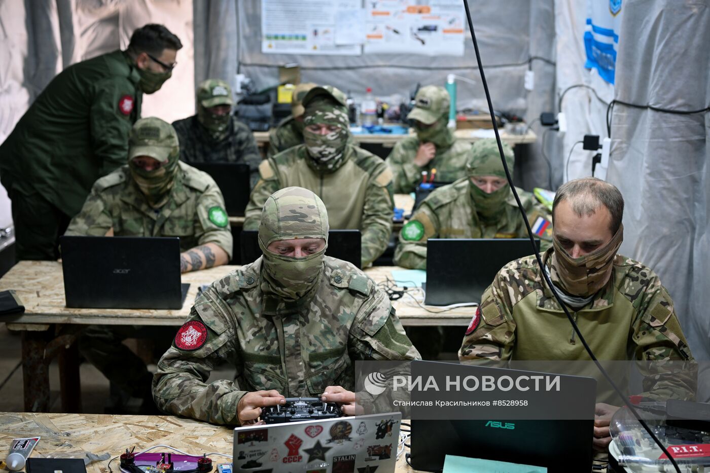 Полевой учебный центр "Небесный воин" ЦВО по подготовке операторов и перехватчиков БПЛА