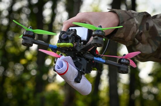 Полевой учебный центр "Небесный воин" ЦВО по подготовке операторов и перехватчиков БПЛА