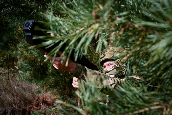 Полевой учебный центр "Небесный воин" ЦВО по подготовке операторов и перехватчиков БПЛА