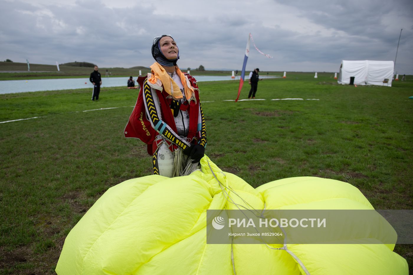Чемпионат по парашютному спорту в Гудермесе