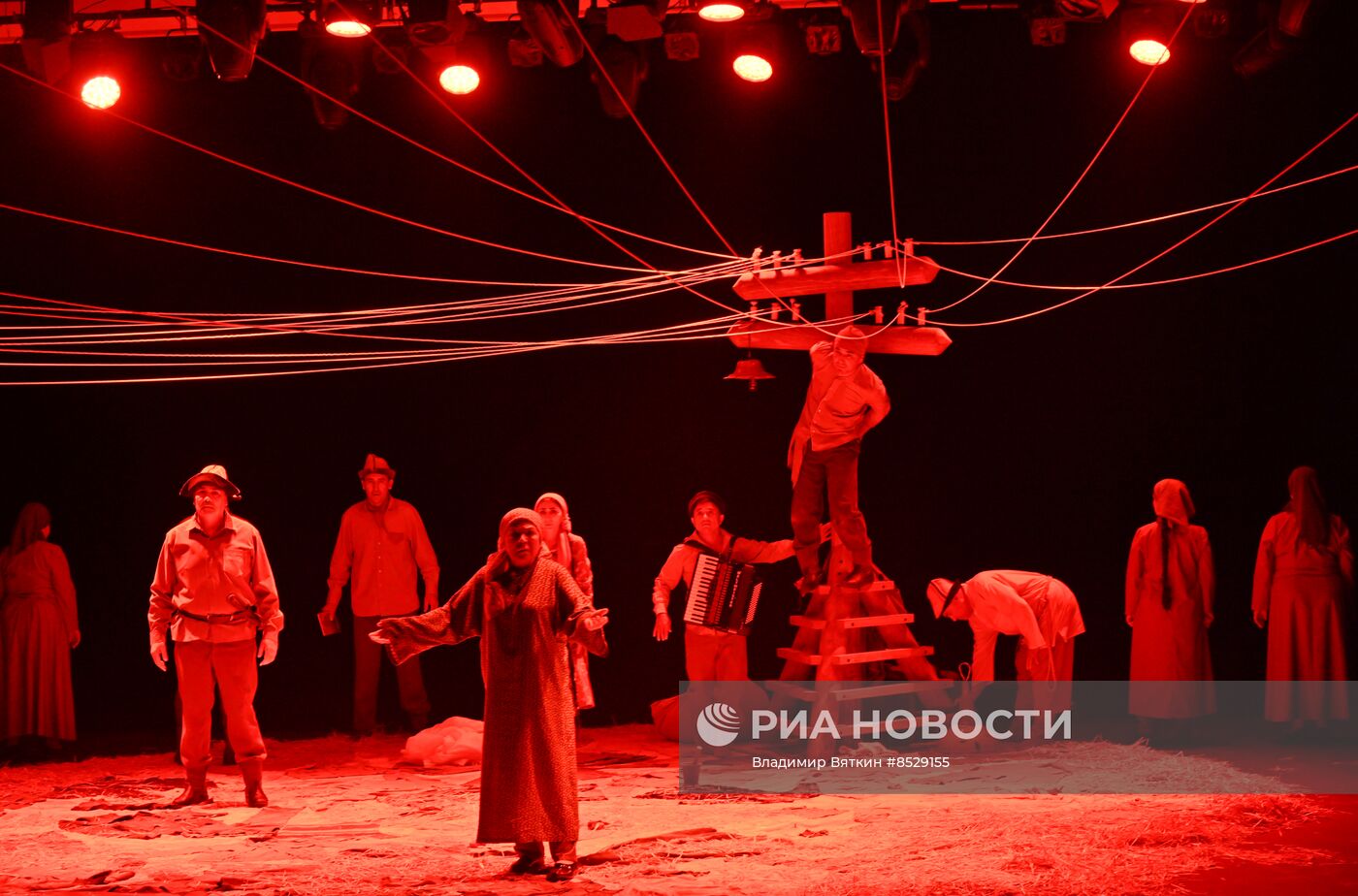 Спектакль "Материнское поле" в рамках международного театрального фестиваля им. А.П. Чехова