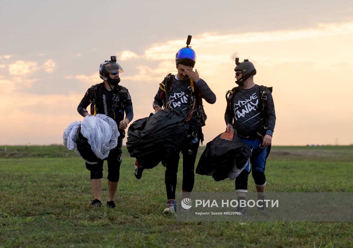 Чемпионат по парашютному спорту в Гудермесе