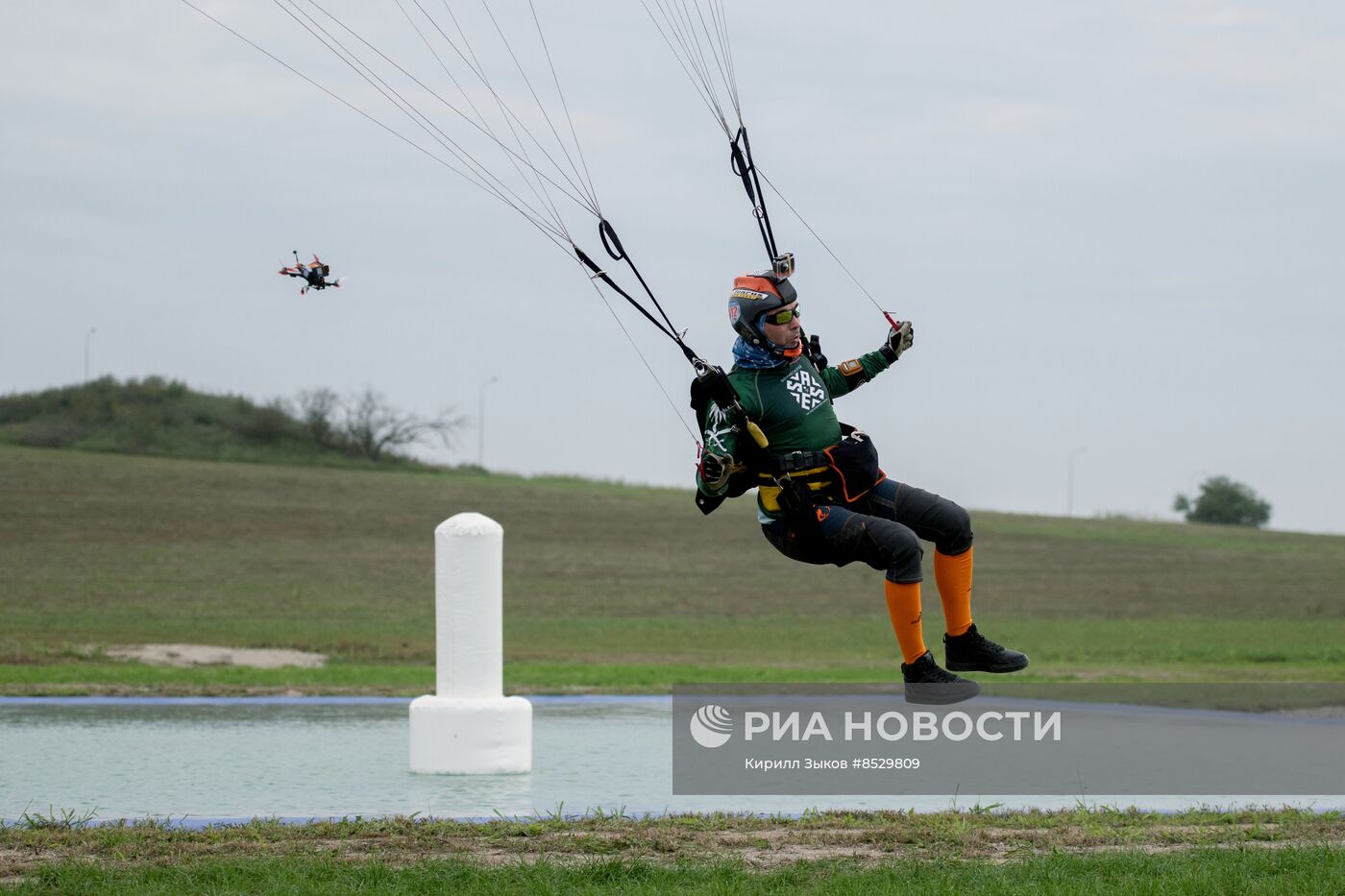 Чемпионат по парашютному спорту в Гудермесе