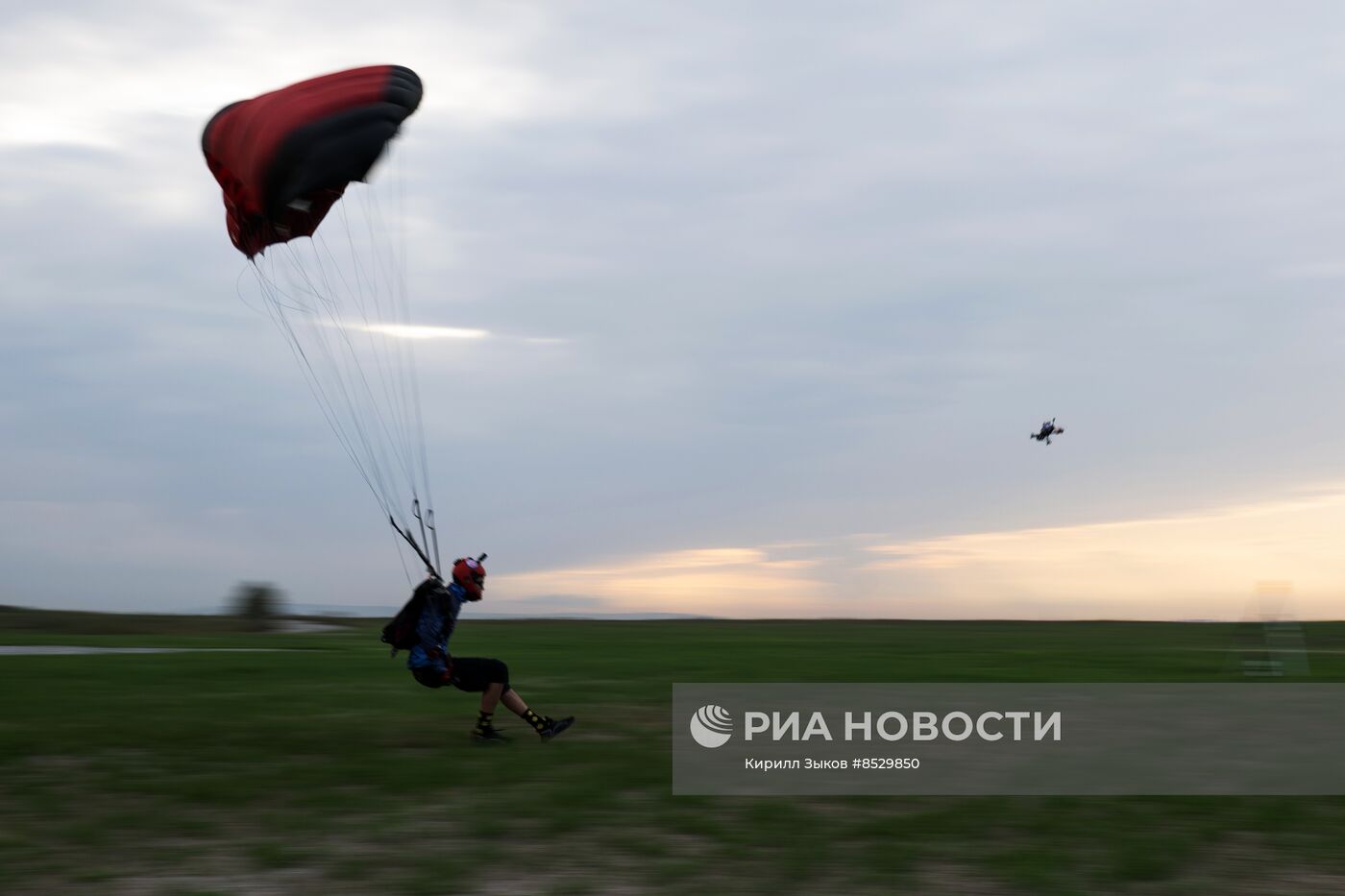 Чемпионат по парашютному спорту в Гудермесе