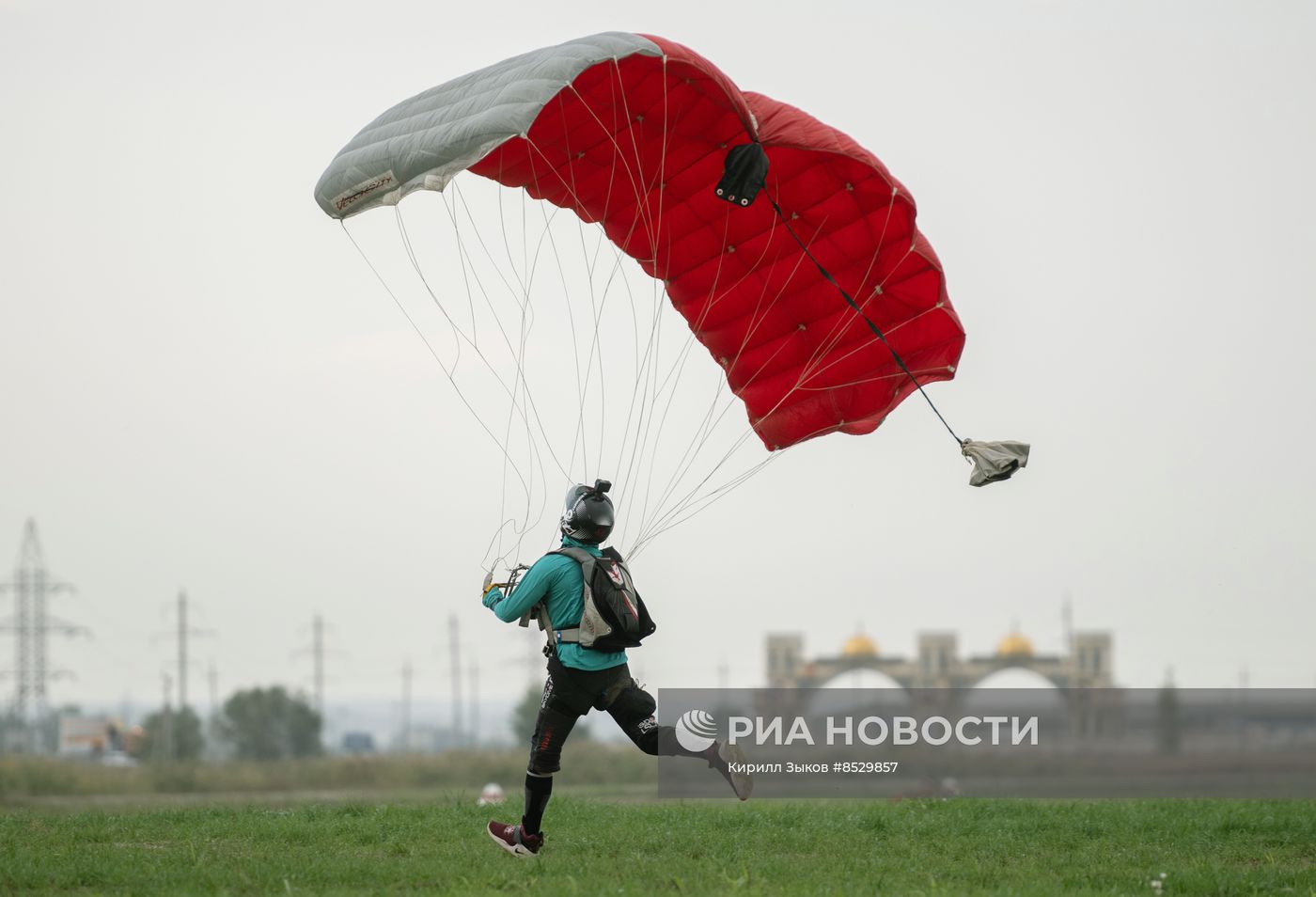 Чемпионат по парашютному спорту в Гудермесе