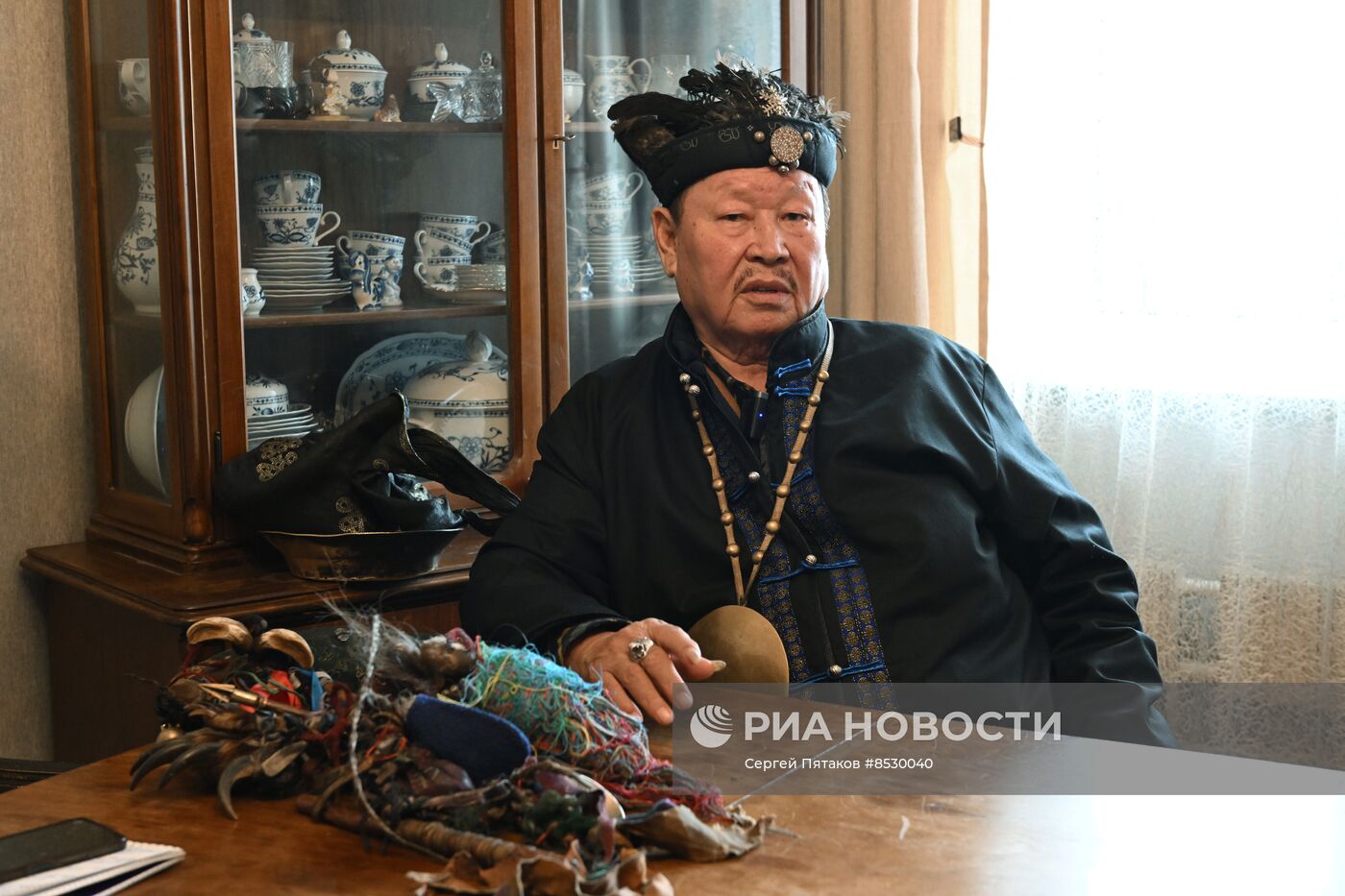 Верховный шаман России Кара-оол Допчун-оол в Москве