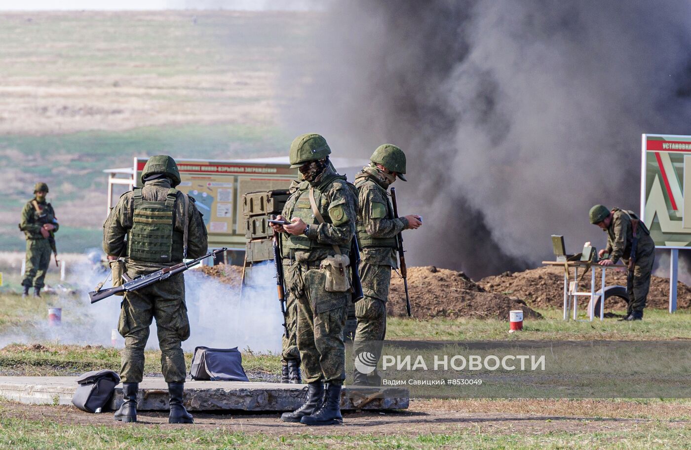 Министр обороны С. Шойгу проверил организацию боевой подготовки на полигонах ЮВО