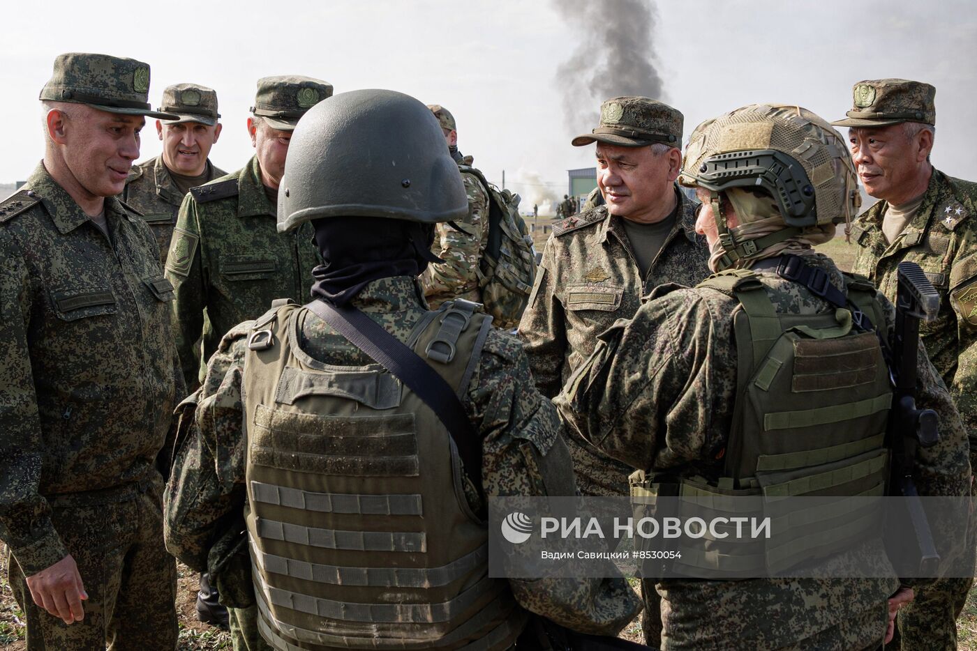 Министр обороны С. Шойгу проверил организацию боевой подготовки на полигонах ЮВО