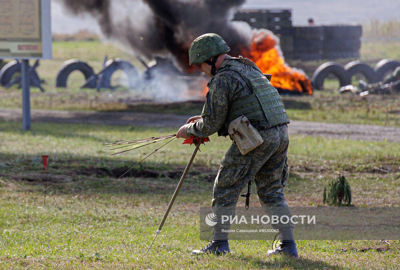 Министр обороны С. Шойгу проверил организацию боевой подготовки на полигонах ЮВО