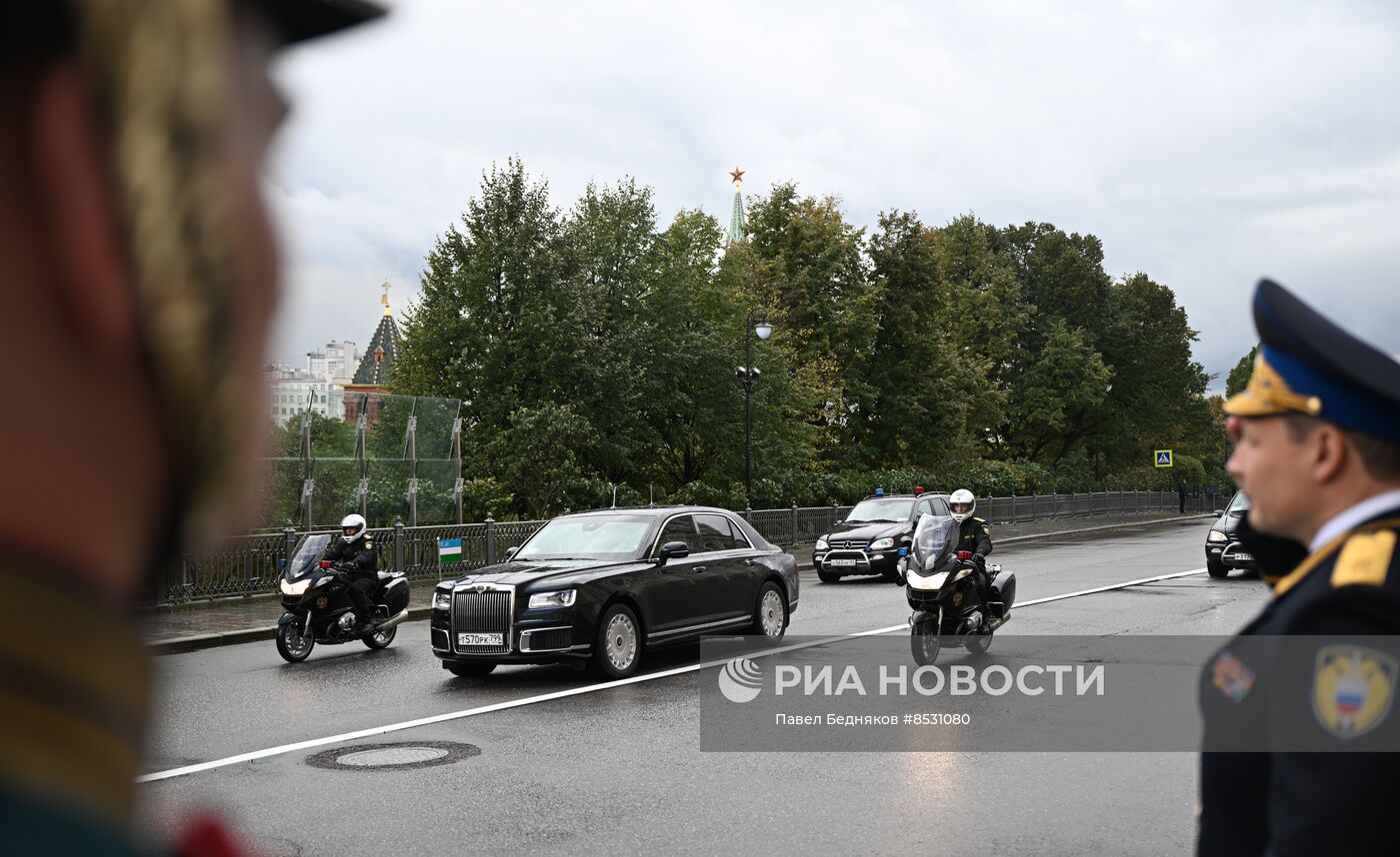 Переговоры президента РФ В. Путина и президента Узбекистана Ш. Мирзиеева |  РИА Новости Медиабанк