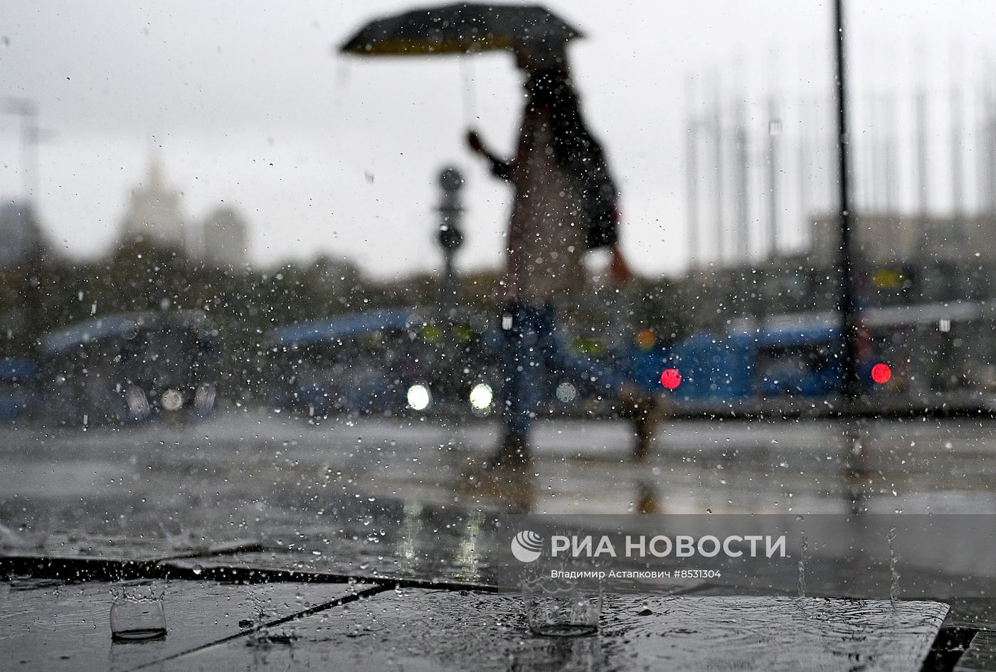 Дождь в Москве