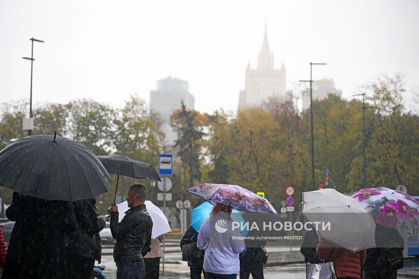 Дождь в Москве