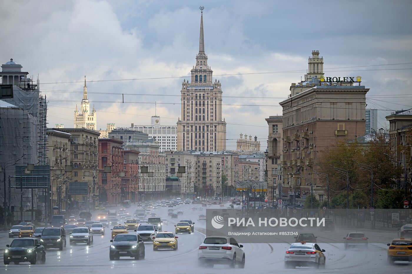 Дождь в Москве