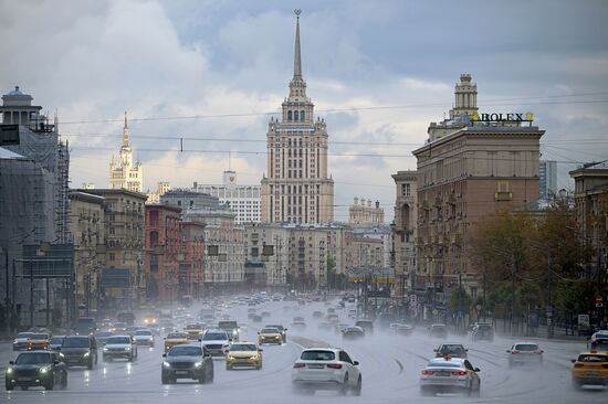 Дождь в Москве