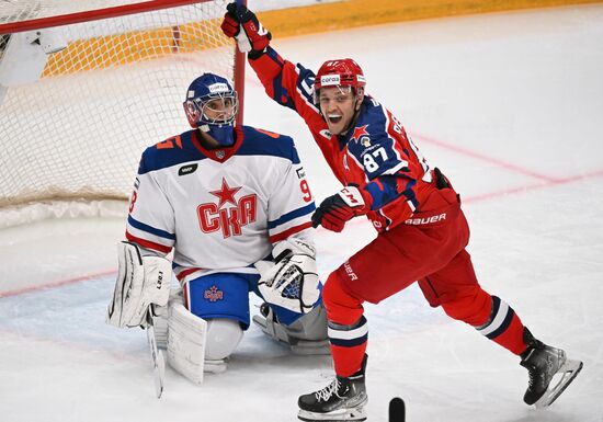 Хоккей. КХЛ. Матч ЦСКА - СКА