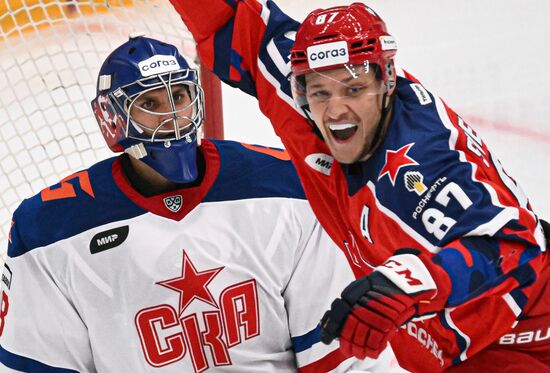 Хоккей. КХЛ. Матч ЦСКА - СКА