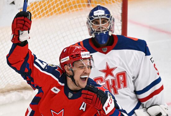 Хоккей. КХЛ. Матч ЦСКА - СКА