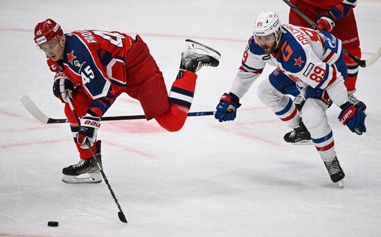 Хоккей. КХЛ. Матч ЦСКА - СКА