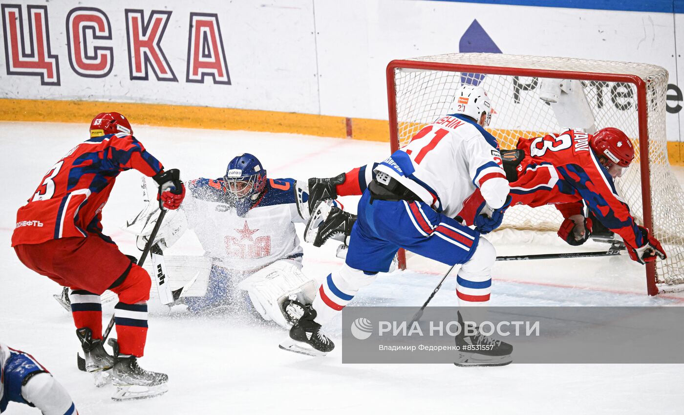 Хоккей. КХЛ. Матч ЦСКА - СКА