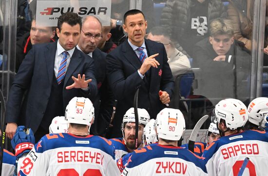 Хоккей. КХЛ. Матч ЦСКА - СКА