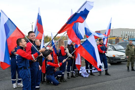 Празднование Дня рождения В. Путина в Челябинске