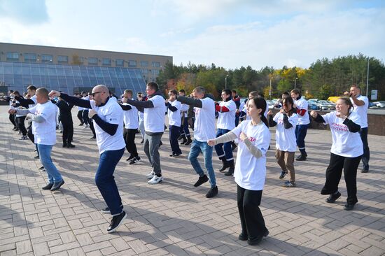 Празднование Дня рождения В. Путина в Челябинске