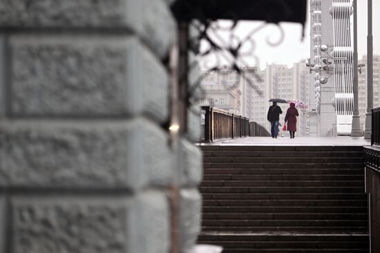 Ненастная погода в Москве