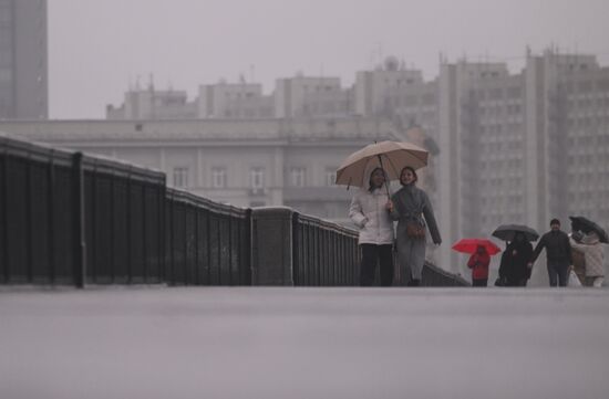 Ненастная погода в Москве