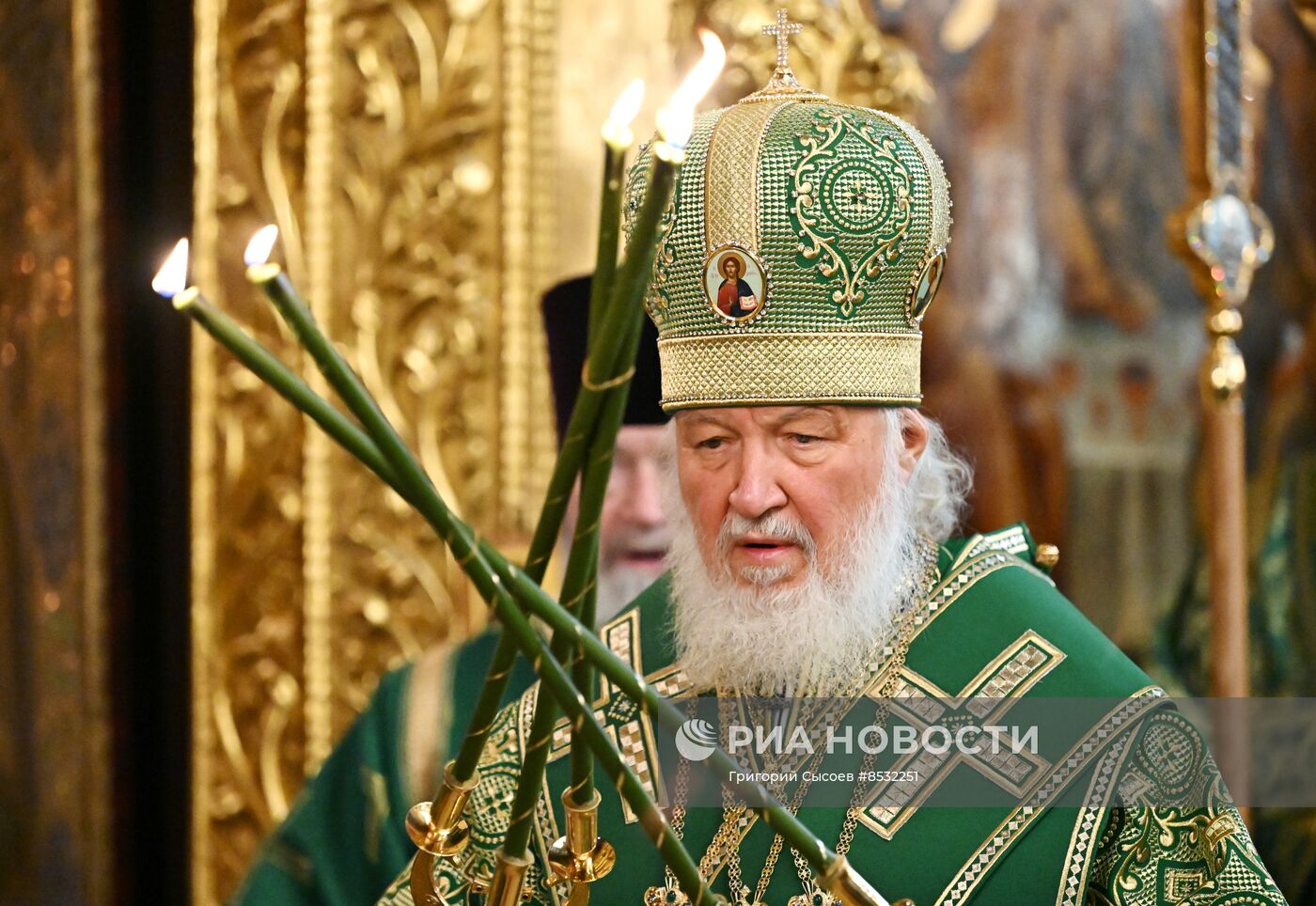 Патриаршее служение в Свято-Троицкой Сергиевой Лавре