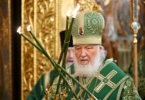 Патриаршее служение в Свято-Троицкой Сергиевой Лавре