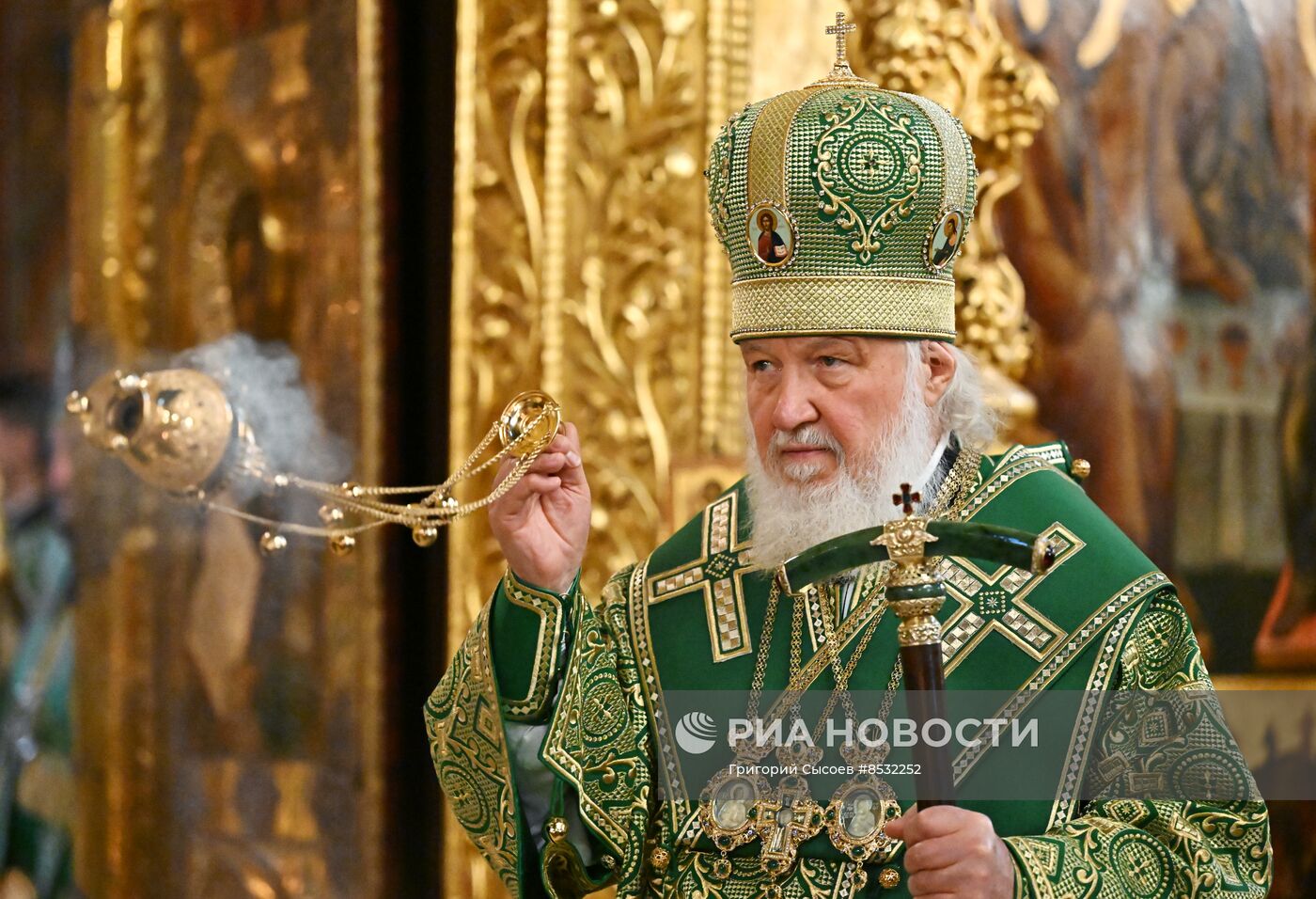 Патриаршее служение в Свято-Троицкой Сергиевой Лавре