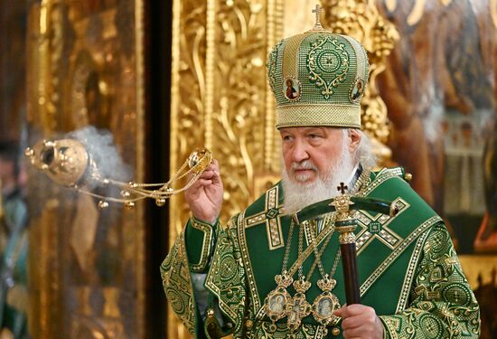 Патриаршее служение в Свято-Троицкой Сергиевой Лавре