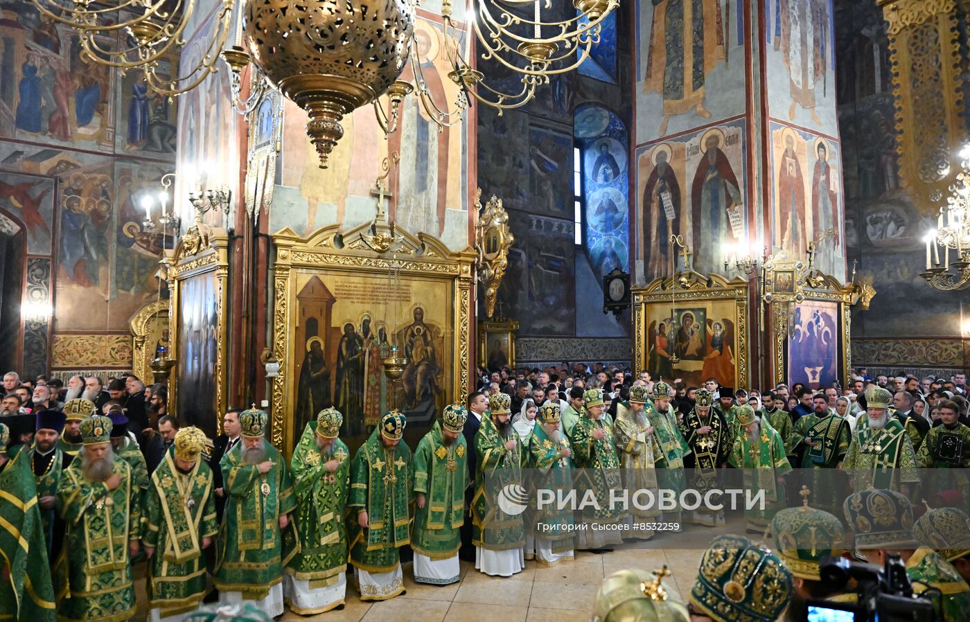 Патриаршее служение в Свято-Троицкой Сергиевой Лавре