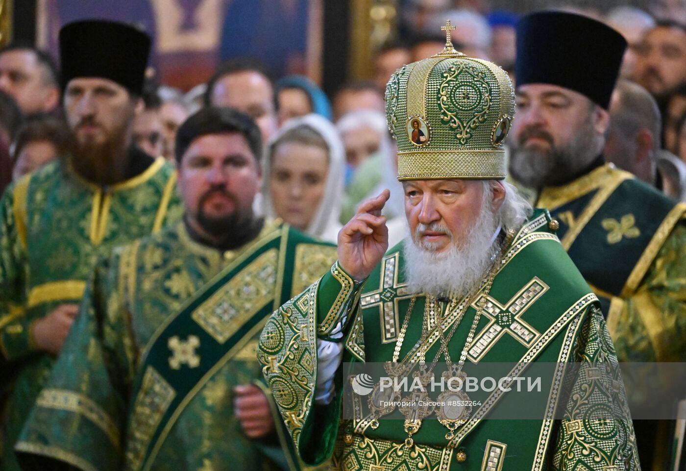 Патриаршее служение в Свято-Троицкой Сергиевой Лавре