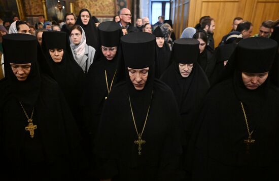 Патриаршее служение в Свято-Троицкой Сергиевой Лавре