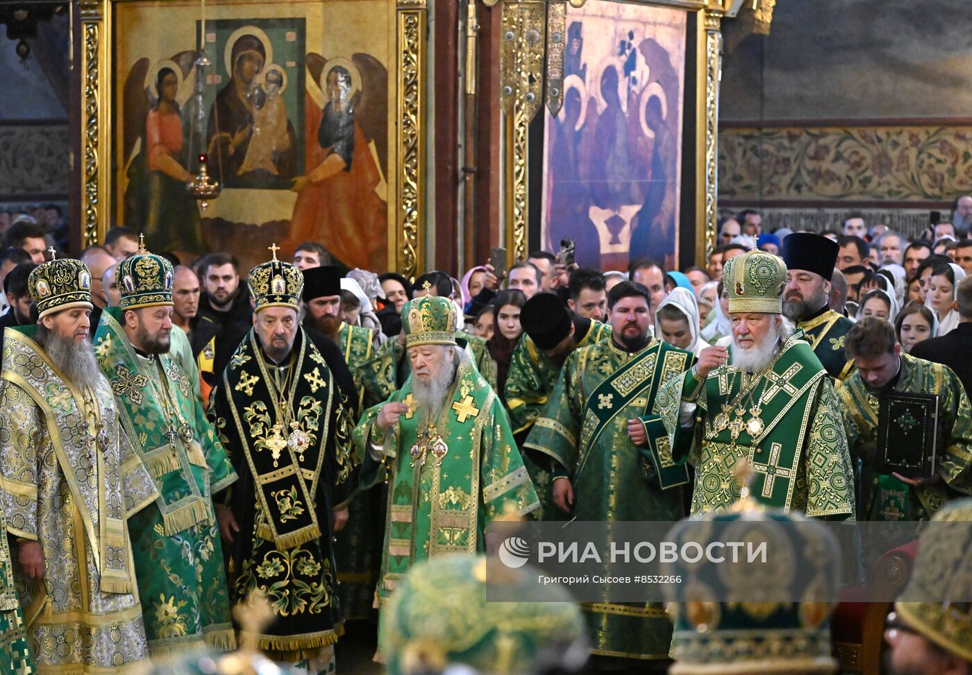 Патриаршее служение в Свято-Троицкой Сергиевой Лавре