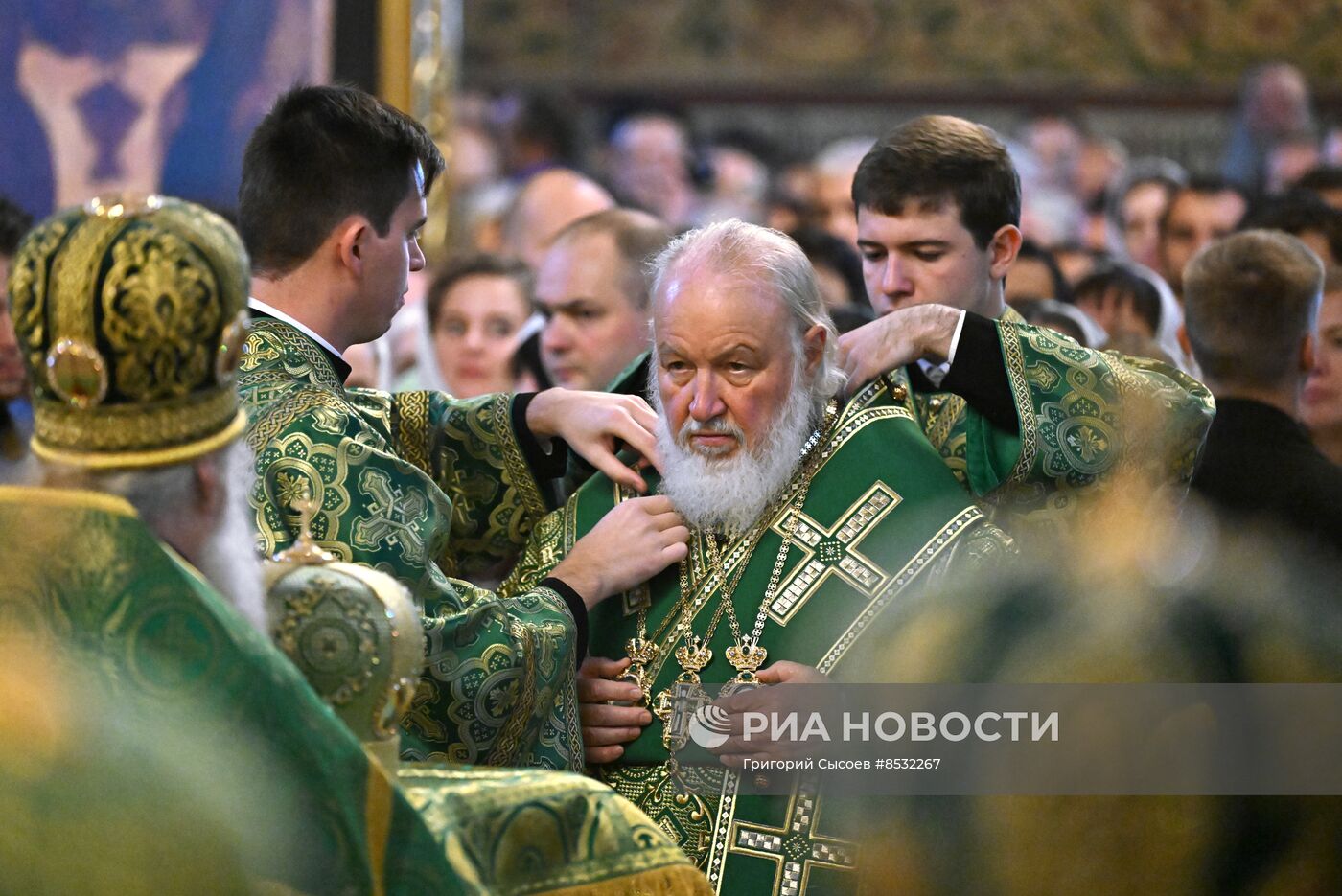 Патриаршее служение в Свято-Троицкой Сергиевой Лавре