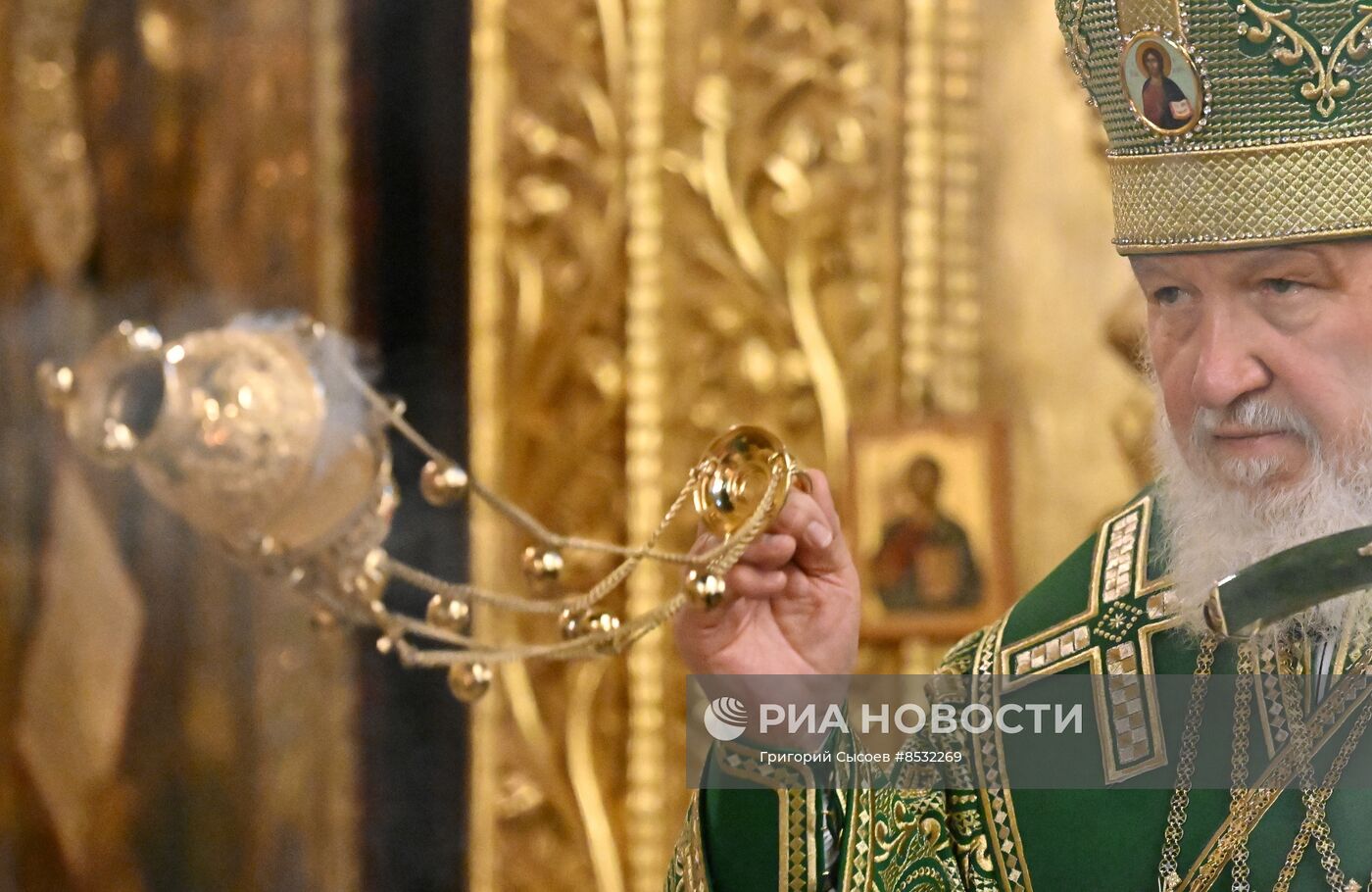 Патриаршее служение в Свято-Троицкой Сергиевой Лавре