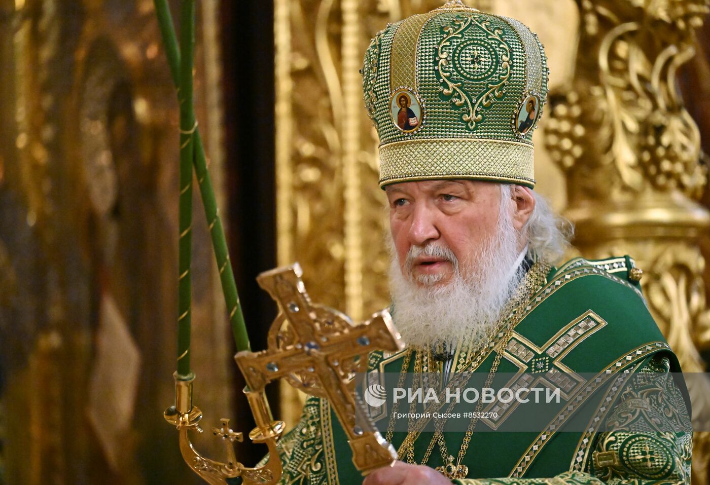 Патриаршее служение в Свято-Троицкой Сергиевой Лавре