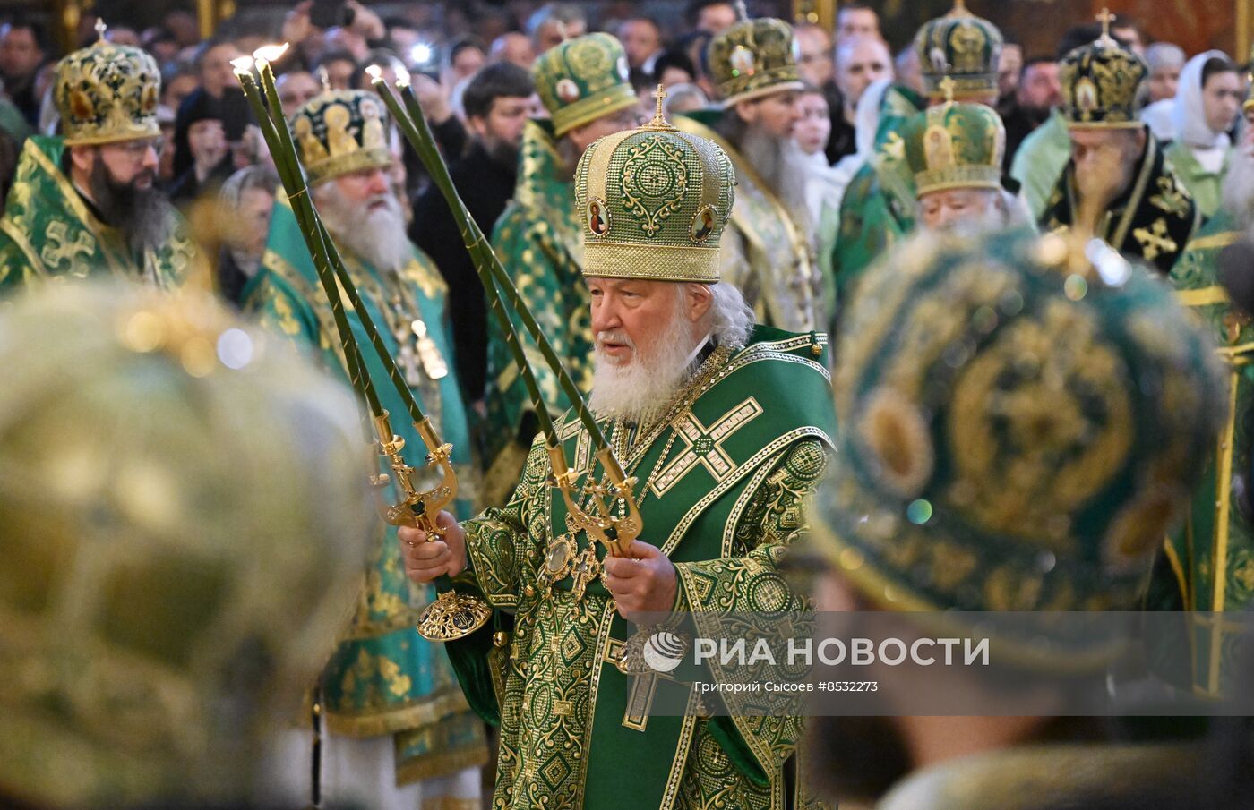 Патриаршее служение в Свято-Троицкой Сергиевой Лавре
