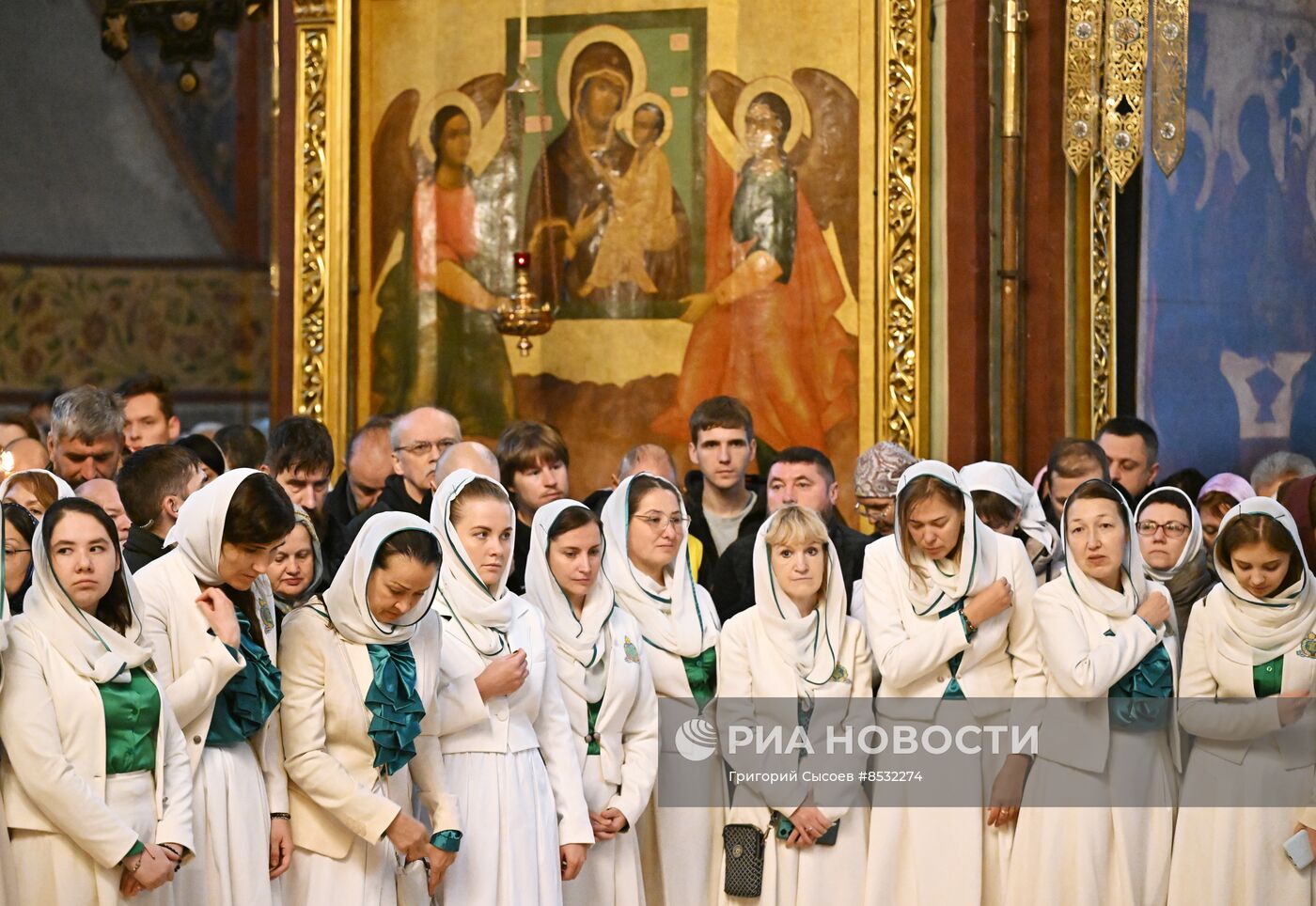 Патриаршее служение в Свято-Троицкой Сергиевой Лавре