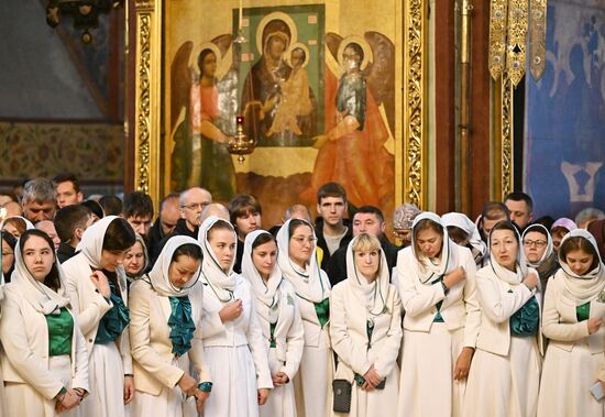 Патриаршее служение в Свято-Троицкой Сергиевой Лавре