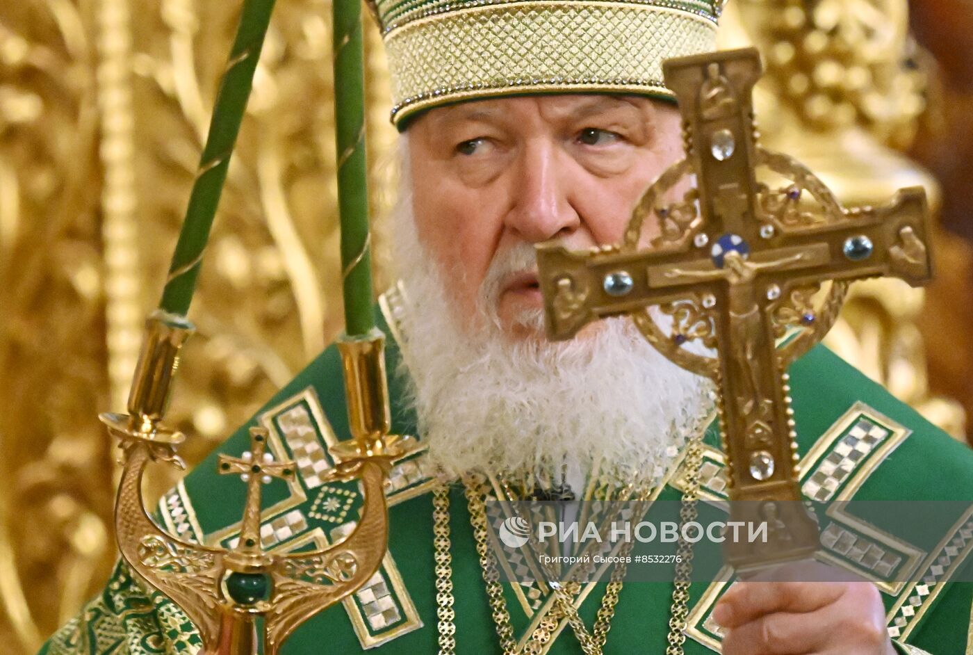 Патриаршее служение в Свято-Троицкой Сергиевой Лавре