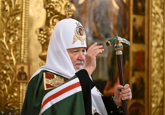 Патриаршее служение в Свято-Троицкой Сергиевой Лавре