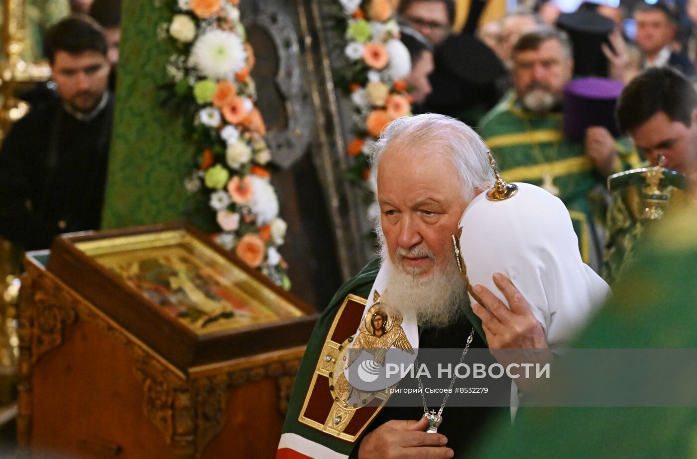 Патриаршее служение в Свято-Троицкой Сергиевой Лавре