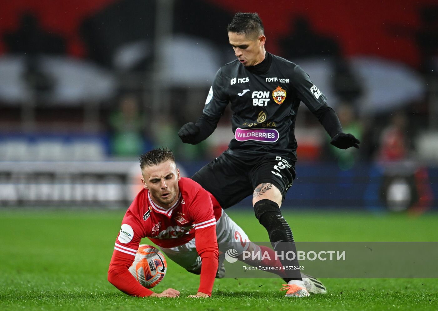 Футбол. РПЛ. Матч "Спартак" - ЦСКА