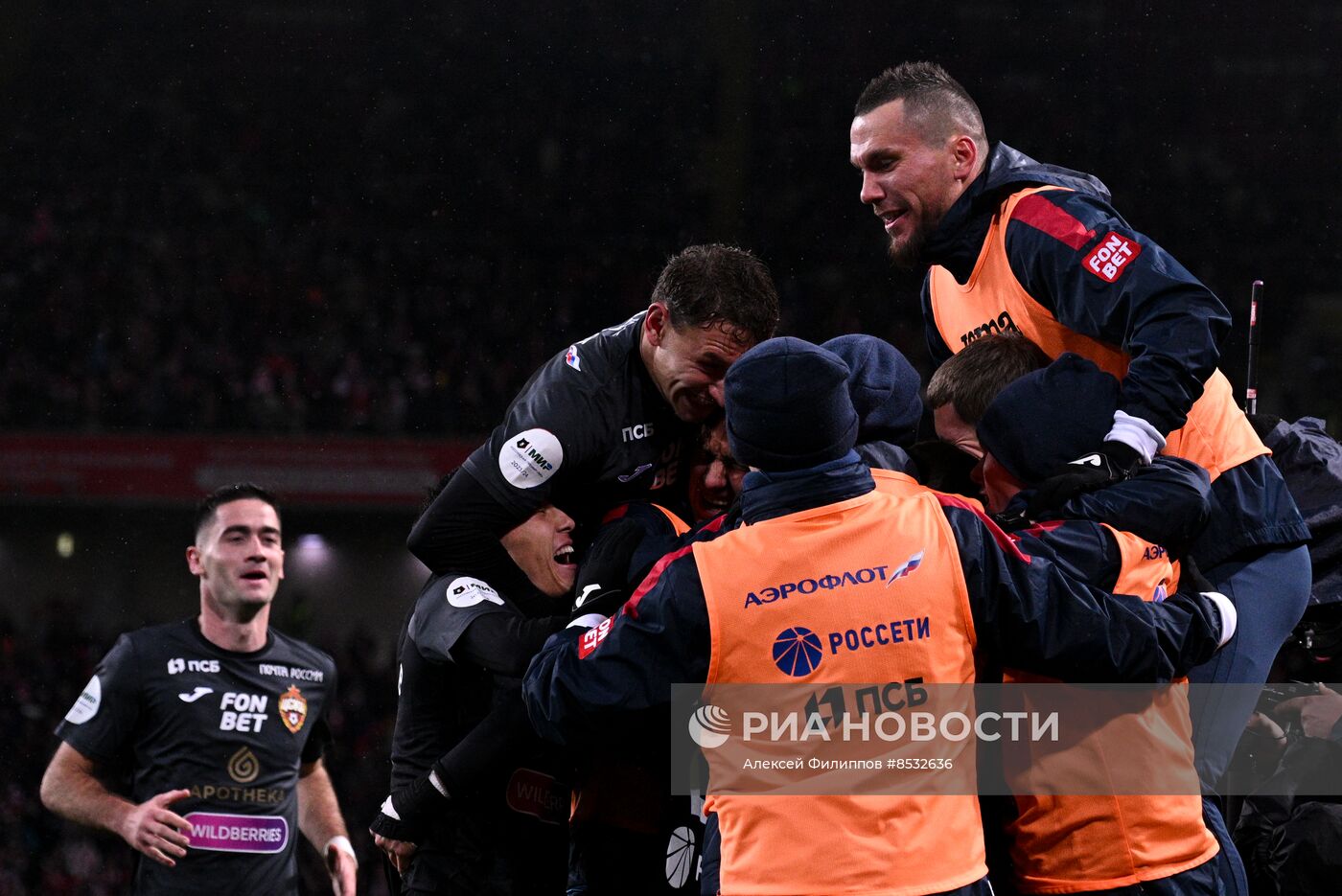 Футбол. РПЛ. Матч "Спартак" - ЦСКА