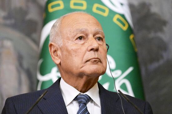 Встреча главы МИД РФ С. Лаврова и  Генерального секретаря ЛАГ А. Абульгейта